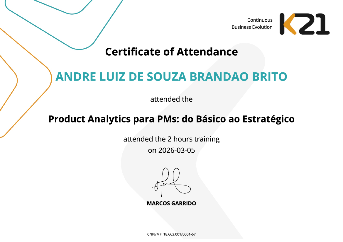 Certificado K21